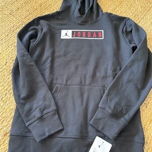 Jordan Nike Big Boys Black Sweatshirt Hoodie XL NWT $60.00